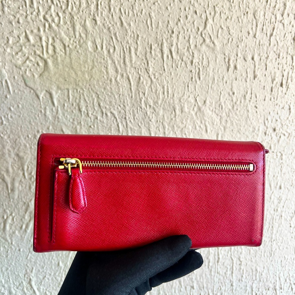 Prada Saffiano Leather Long Wallet - Picture 2 of 11